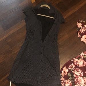 Black spotted dress